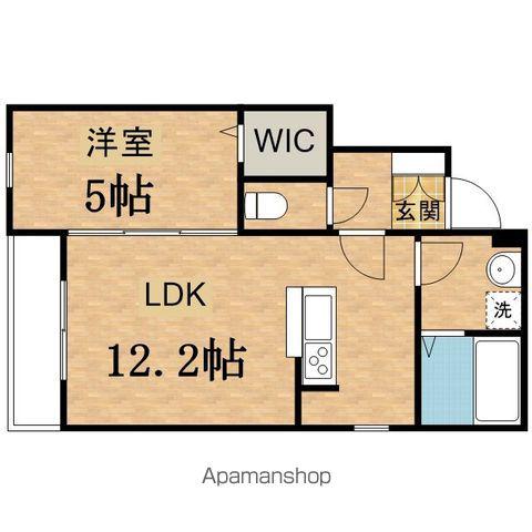 ディールーム松木(1LDK/1階)の間取り写真