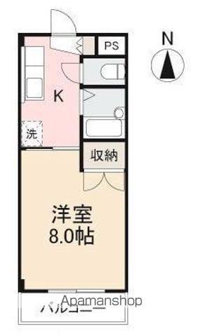 グランドステータス西宝町(1K/2階)の間取り写真