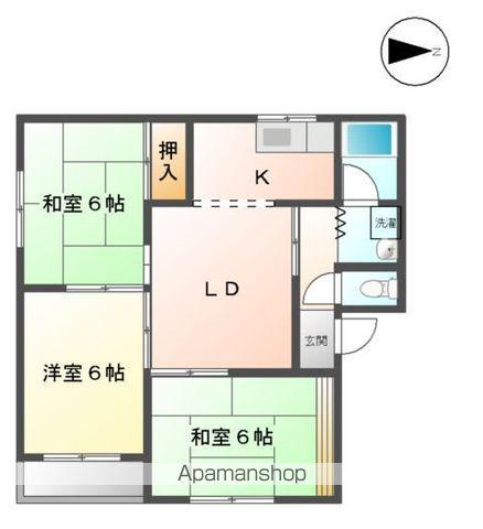 エクレール本庄西(3LDK/3階)の間取り写真