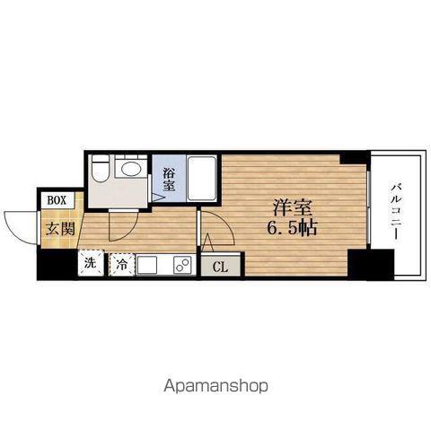 SERENITE本町リアン(1K/12階)の間取り写真