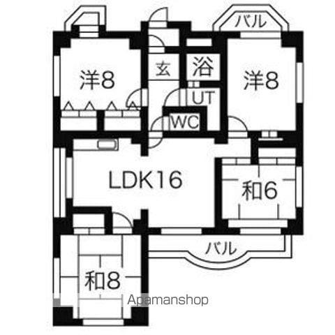 ハートイン戸田町(4LDK/2階)の間取り写真