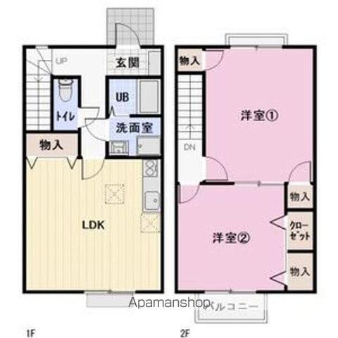 Ｃスクエア(2LDK)の間取り写真