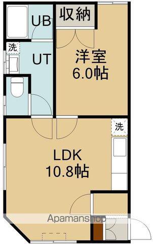 ハイツブルーウィロー5(1LDK/2階)の間取り写真