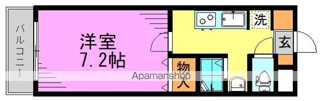 ガーデンハウス東高円寺(1K/2階)の間取り写真