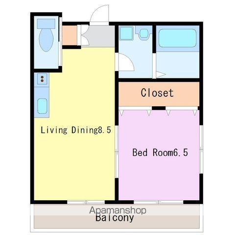 ウインズIZUMICHO(1LDK/1階)の間取り写真