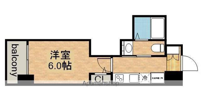 エステムコート名古屋千種グレイス(1K/14階)の間取り写真