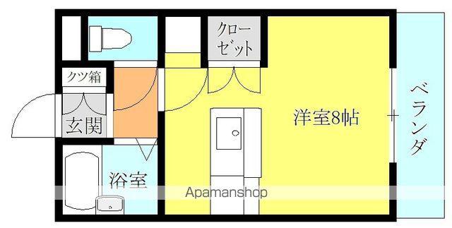 ベターデイズ(ワンルーム/3階)の間取り写真