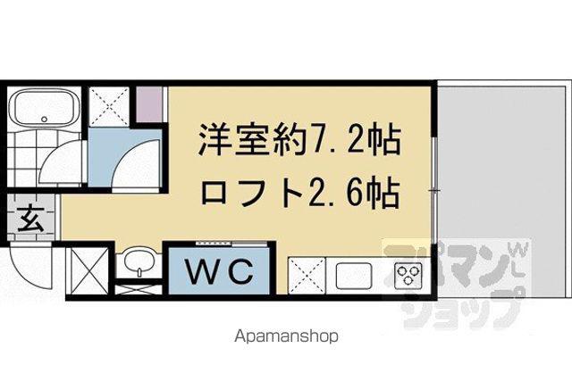 MAHIA・SAN-YOU(ワンルーム/3階)の間取り写真