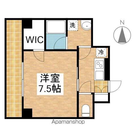 ディアレイシャス大須赤門通本町(1K/9階)の間取り写真