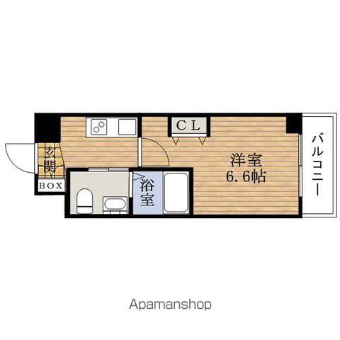 ARDENTOWER本町イースト(1K/7階)の間取り写真