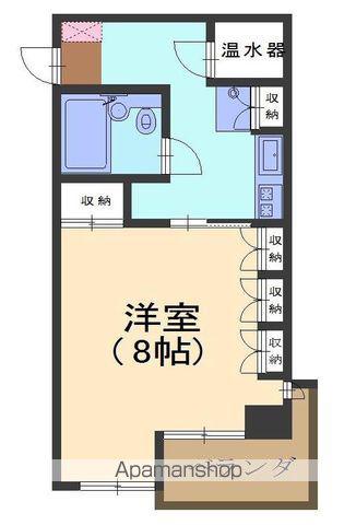 シーズスターキャッツアイ(1K/2階)の間取り写真