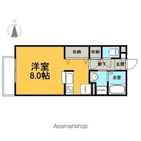パル川口(1K/2階)の間取り写真