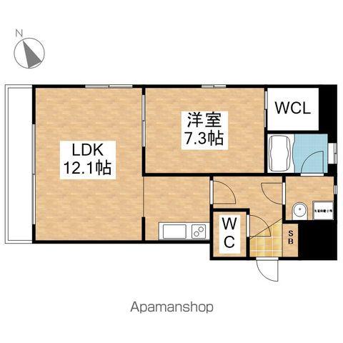 エルミタージュ新栄(1LDK/6階)の間取り写真