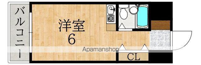 シティホームズ富雄駅前(ワンルーム/3階)の間取り写真