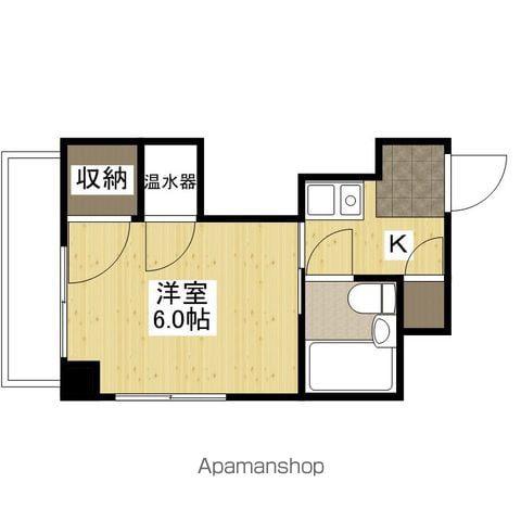 アルテミス安芸(1K/3階)の間取り写真
