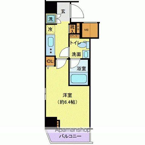 スパシエルクス横濱鶴見 10階階 間取り