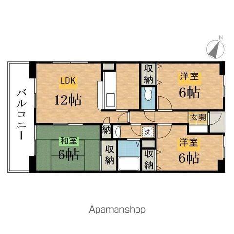 小林ハイツ(3LDK/2階)の間取り写真