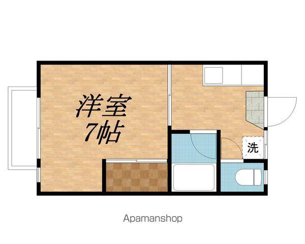 セントラルコーポ T(1K/2階)の間取り写真