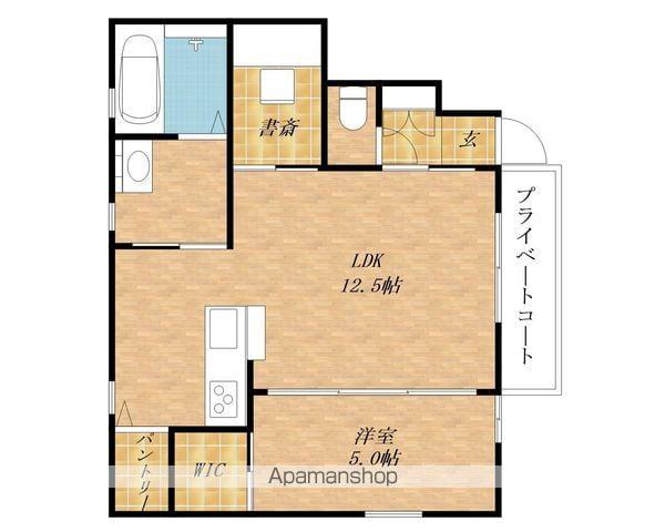 エクセレントスクエア(1LDK/1階)の間取り写真