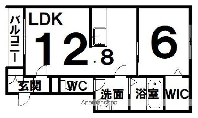RUTILE 2(1LDK/3階)の間取り写真