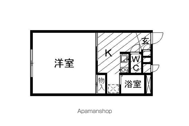 レオパレスコウジィーコート(1K/2階)の間取り写真