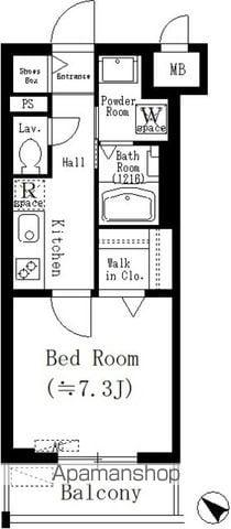 ルーチェ六義園(1K/1階)の間取り写真