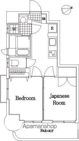 ファーストクラス子安駅(2K/3階)の間取り写真
