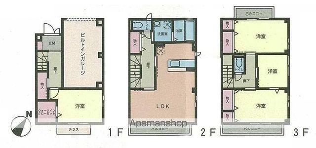 カレッツァⅡ番館(4LDK)の間取り写真