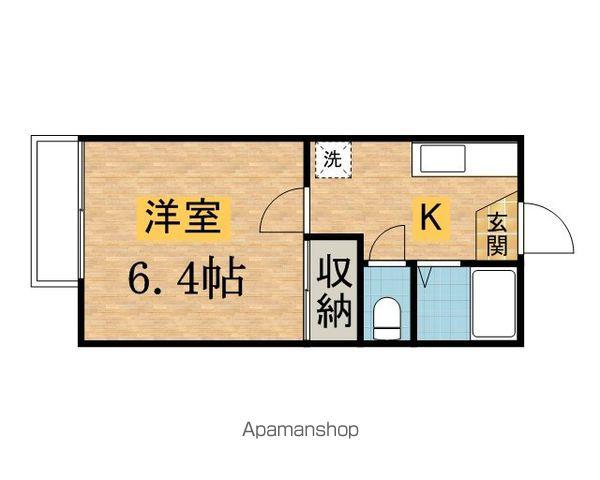 マイステージ聖蹟(1K/2階)の間取り写真