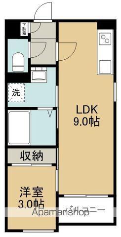 REGALEST SOFIA2(1LDK/3階)の間取り写真