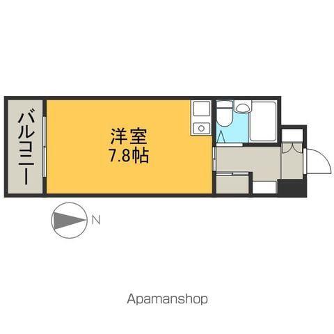 KOMODOKASA MIWA(1K/7階)の間取り写真