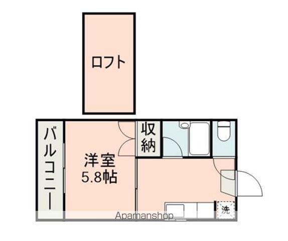 レオパレス南高江Ⅱ(1K/1階)の間取り写真