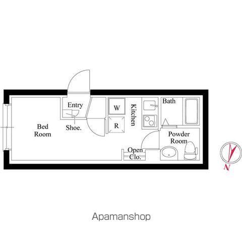 Mステージ志村坂上(ワンルーム/3階)の間取り写真