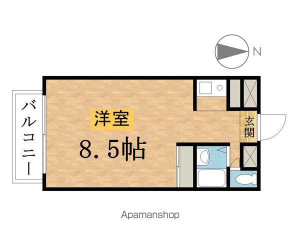 グランドメゾン(ワンルーム/3階)の間取り写真