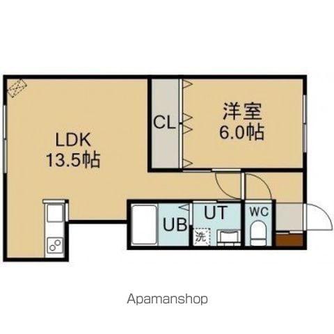 DOUX MAISON(1LDK/2階)の間取り写真