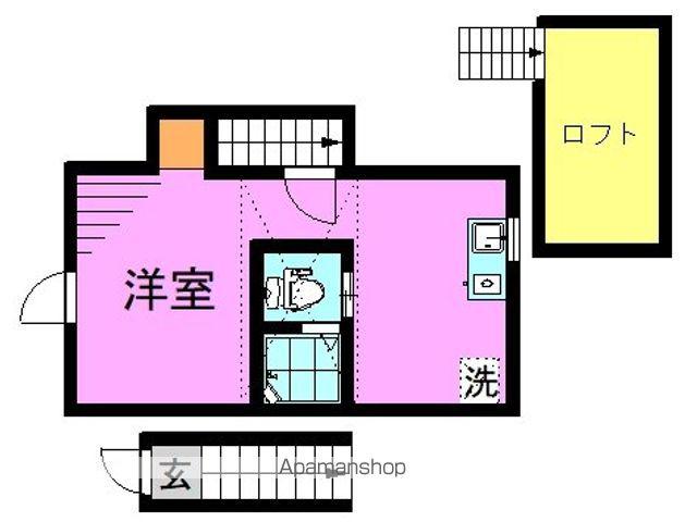 イルレガーメ高円寺(ワンルーム/2階)の間取り写真