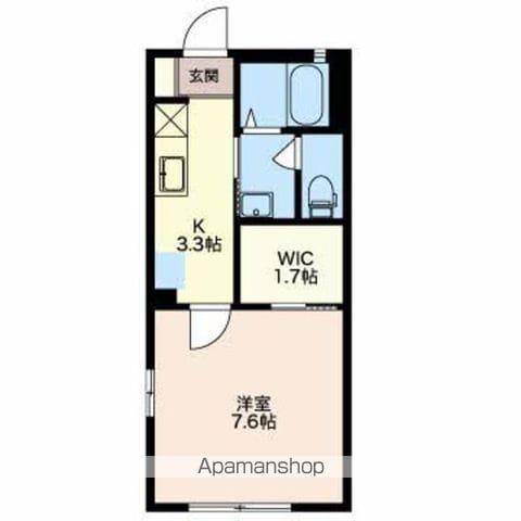フォーエバー吉澤A/B(1K/1階)の間取り写真