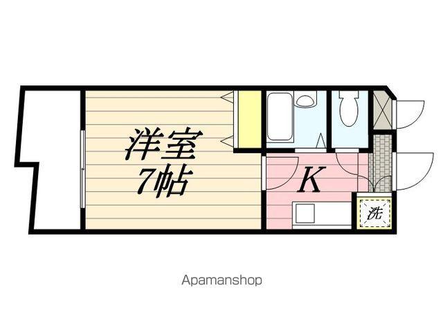 メゾン・ド・サントネール(1K/2階)の間取り写真