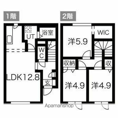 パレス・グリーンコム一番館(3LDK)の間取り写真