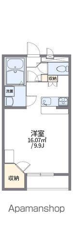 レオパレスケリュスB(1K/2階)の間取り写真