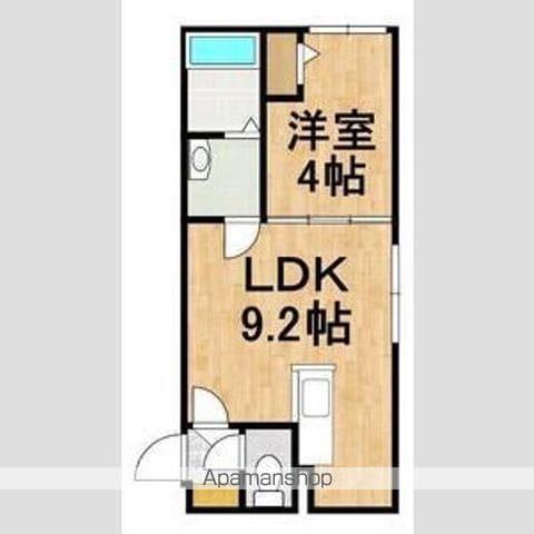 MARRIOTT F ビレッジ(1LDK/4階)の間取り写真