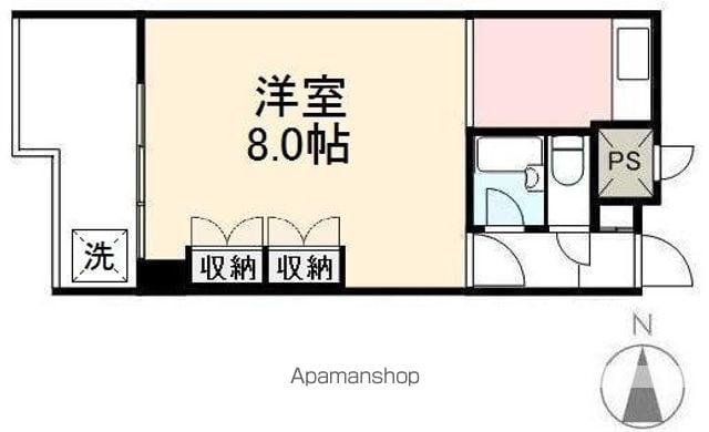 藤塚コーポラス(1K/5階)の間取り写真