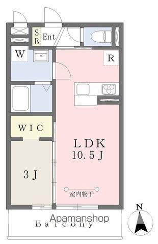 GRACE VERITE(1LDK/3階)の間取り写真