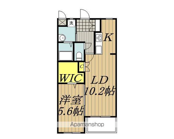ピオニール小林Ⅰ(1LDK/2階)の間取り写真