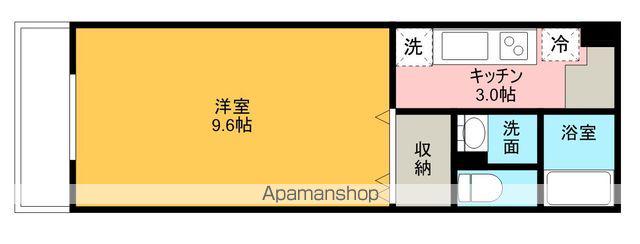 セピアコート(1K/1階)の間取り写真