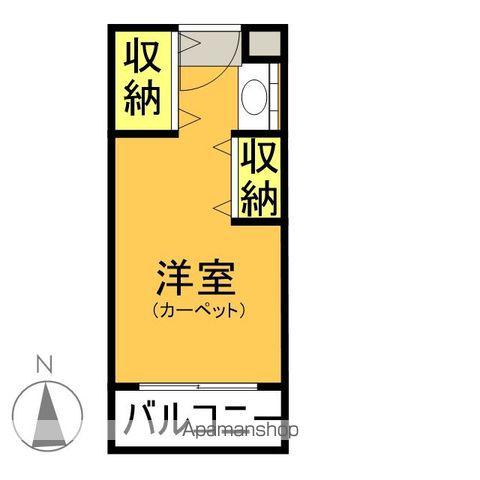 MARUCO万世DORMI(ワンルーム/2階)の間取り写真