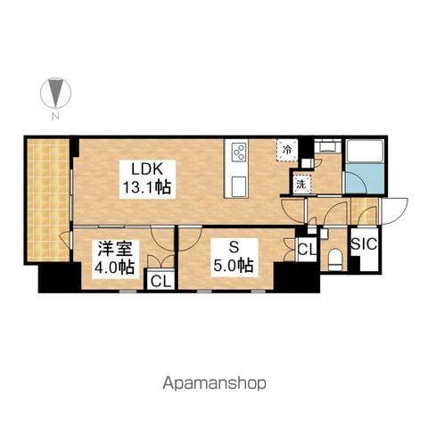GRAN PASEO名古屋伏見(2LDK/2階)の間取り写真