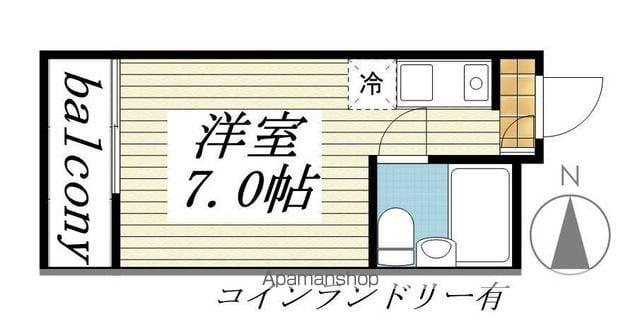 メゾン・ド・マニエール(ワンルーム/3階)の間取り写真