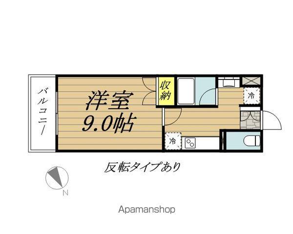 アーク柏レジデンス(1K/4階)の間取り写真