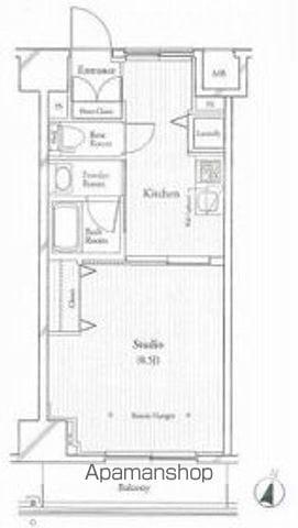 フィットエル仙台一番町(1K/12階)の間取り写真